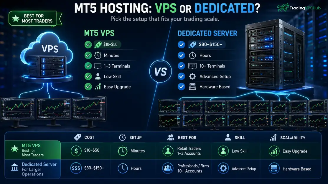 6 Best VPS for MetaTrader 5: MT5 Hosting Compared for Traders 9 Best MT5 Hosting Option