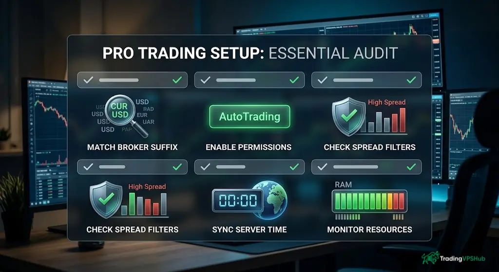 How to Set Up a Forex VPS: Step-by-Step Guide for Beginners 10 Forex EA checks for permissions, spread, and server time issues