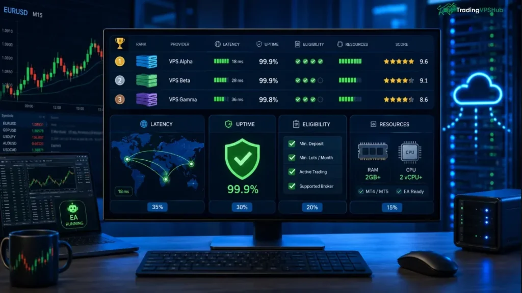 8 Best Free Forex VPS Providers Traders Should Check in 2026 2 VPS Provider Ranking Explained