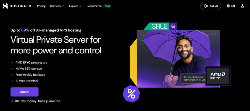 Hostinger VPS Coupon: 10% Off on KVM Plans + Free Backups 3 Hostinger VPS