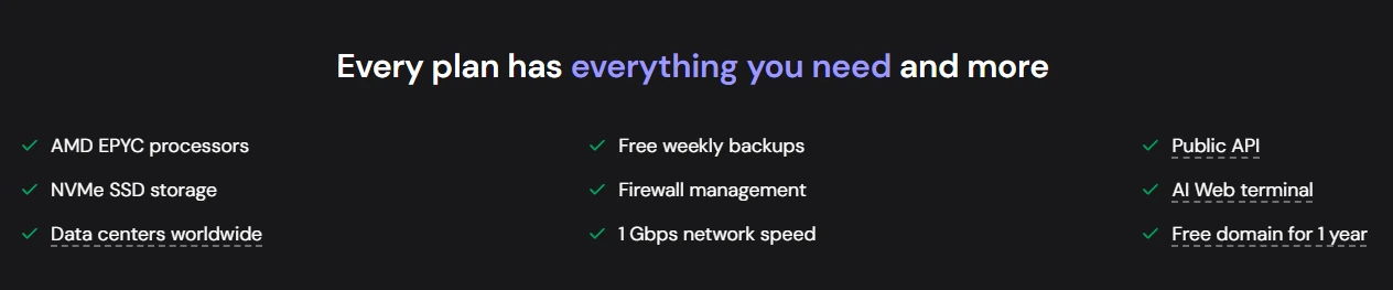 Hostinger VPS Pricing 2026: All KVM Plans and Renewal Costs 7 Hostinger VPS Features