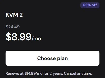 Hostinger VPS Pricing 2026: All KVM Plans and Renewal Costs 4 Hostinger VPS KVM 2 Plan