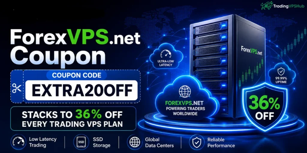 ForexVPS.net Coupon 2026: Code EXTRA20OFF Cuts VPS Prices by 36% 1 ForexVPS.net Coupon
