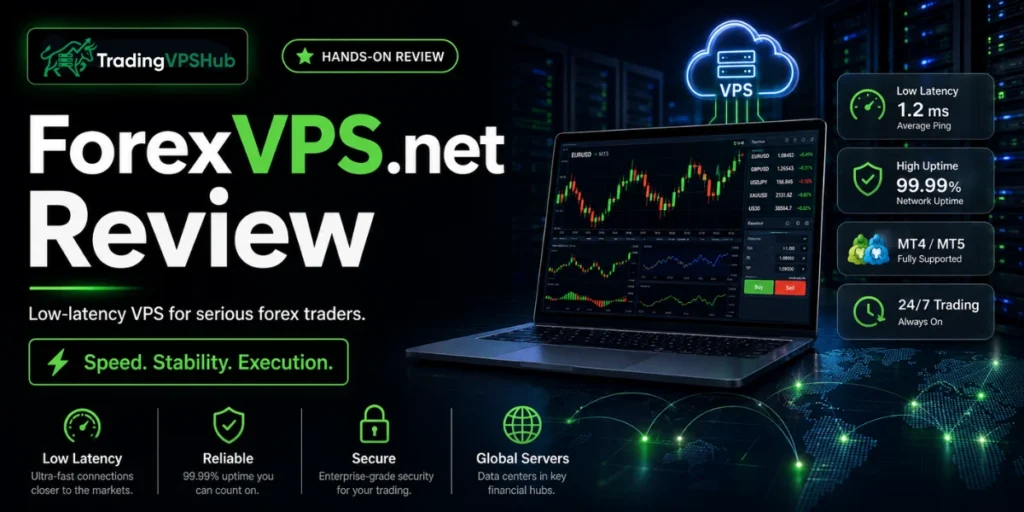 ForexVPS.net Review: 1.1ms Latency and 100% Uptime Tested 1 ForexVPS.net Review