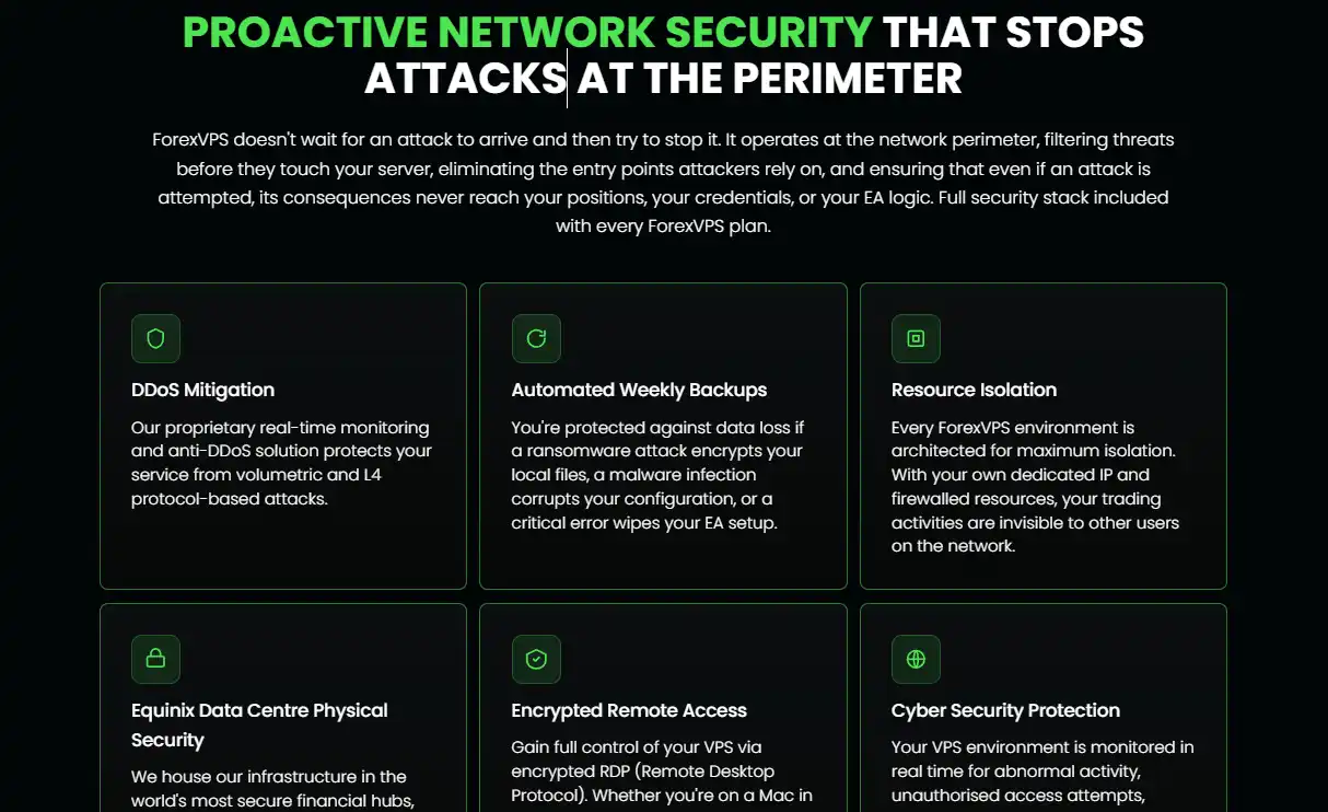 ForexVPS.net Review: 1.1ms Latency and 100% Uptime Tested 4 ForexVPS.net enterprise security