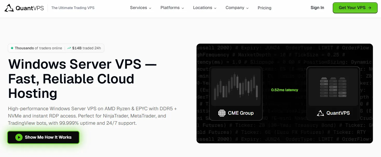 QuantVPS Windows Server